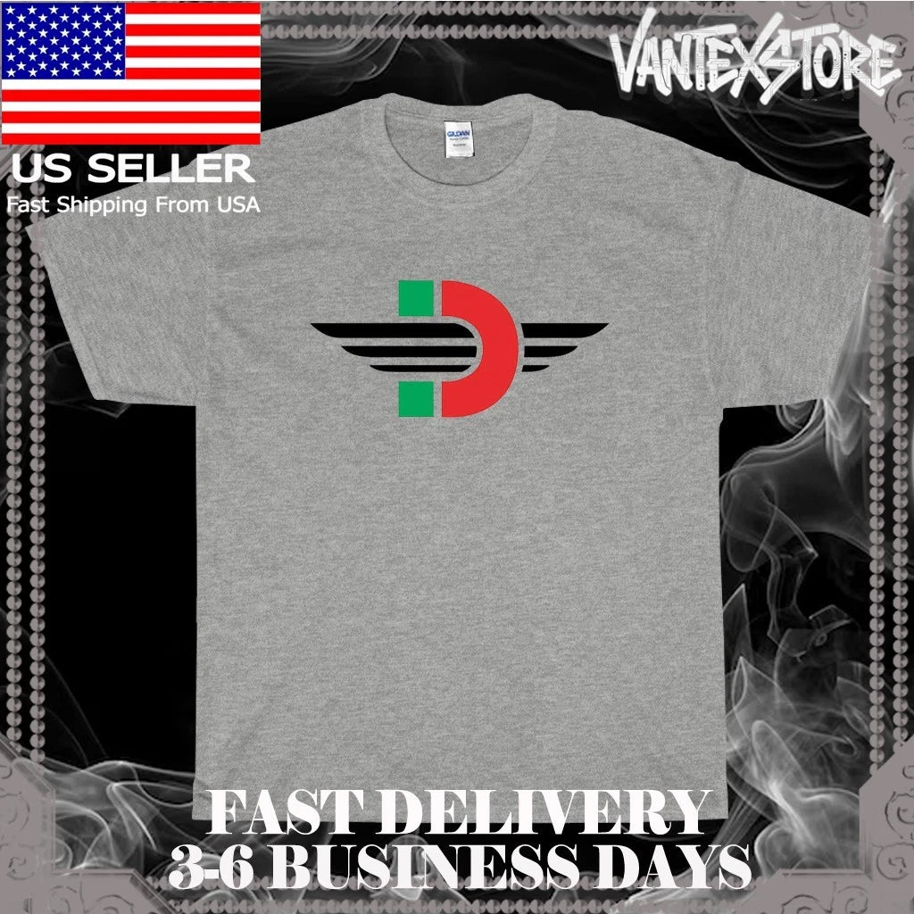 NEW SHIRT DUCATI MEN'S LOGO T-SHIRT FUNNY AMERICAN USA SIZE S-5XL