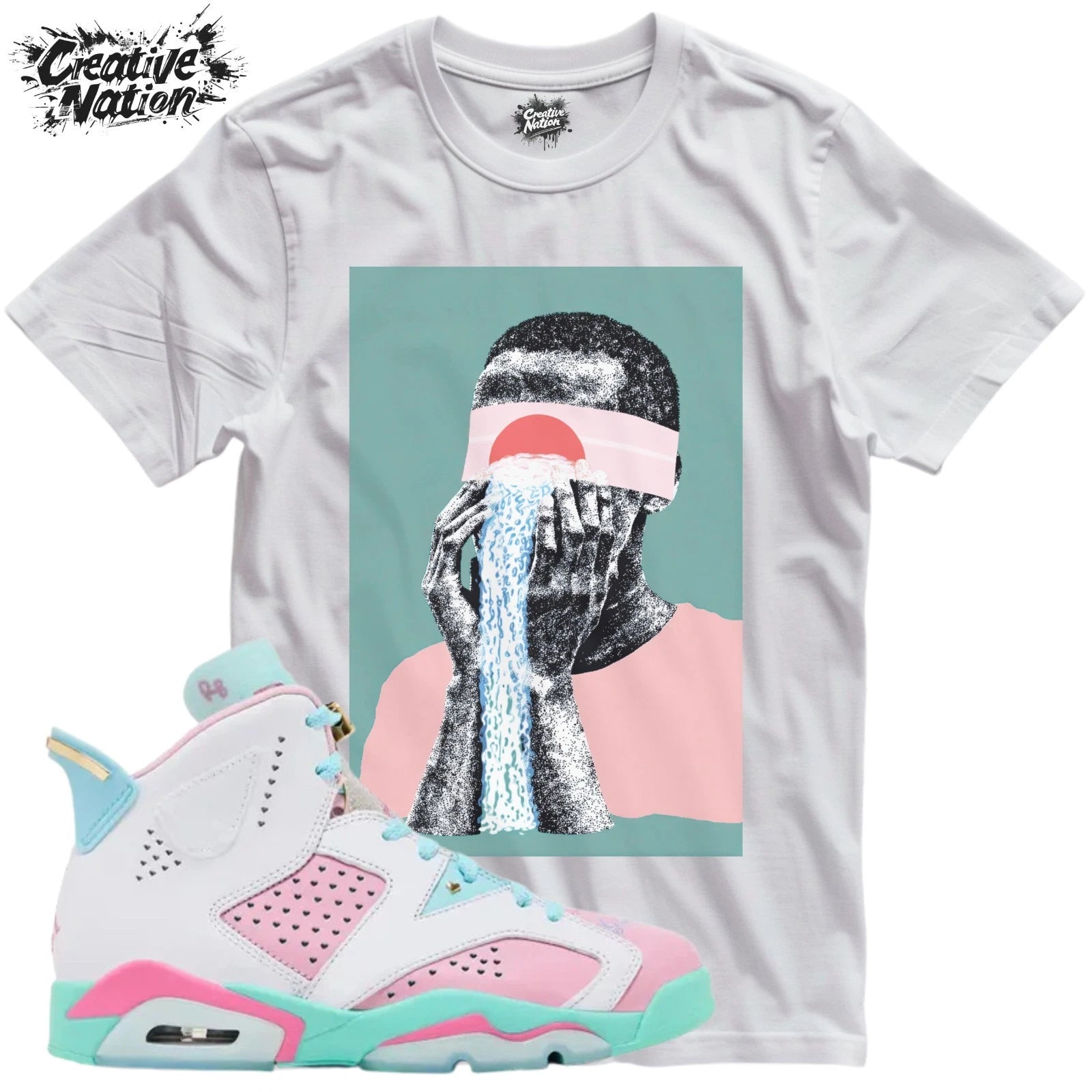Shirt To Match 6 Jillian Unisex Tee Sneaker Shirt Psychedelic Shirt