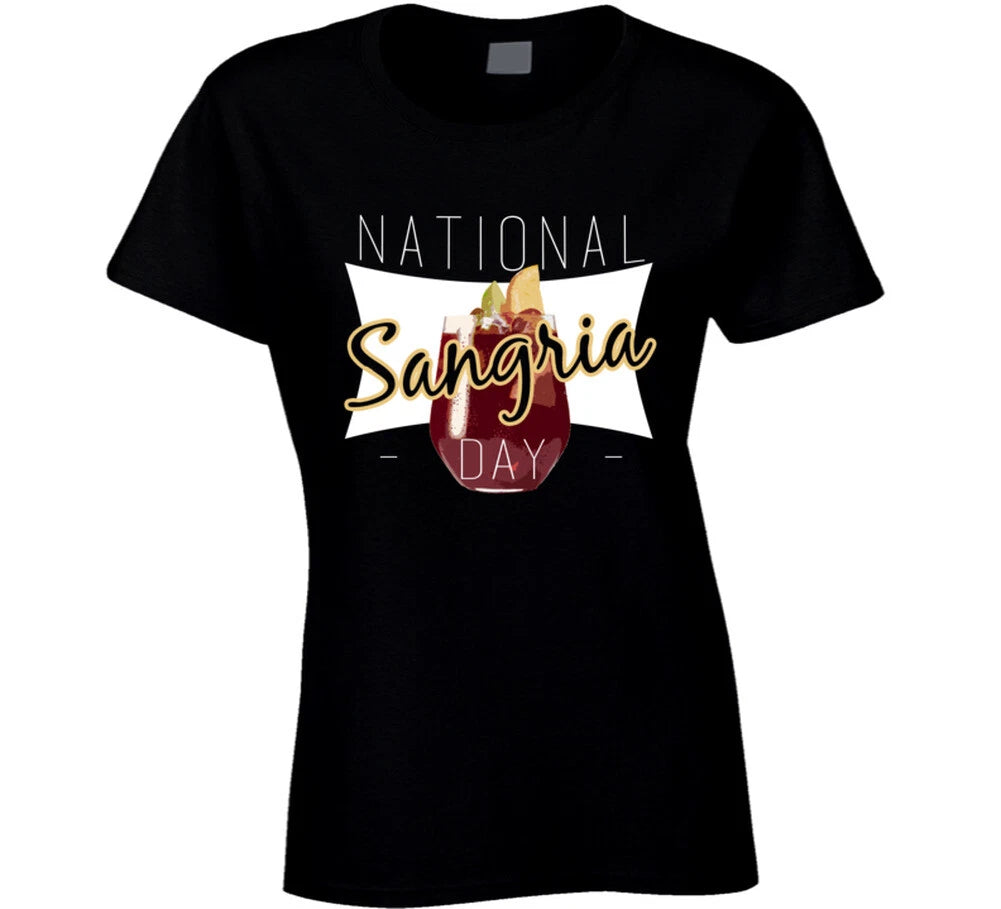 National Sangria Day Fun Alcohol Party Wine T Shirt