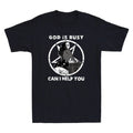 God Is Busy Can I Help You Pentagram Sexy Naughty Nun Meme Retro Unisex T-Shirt