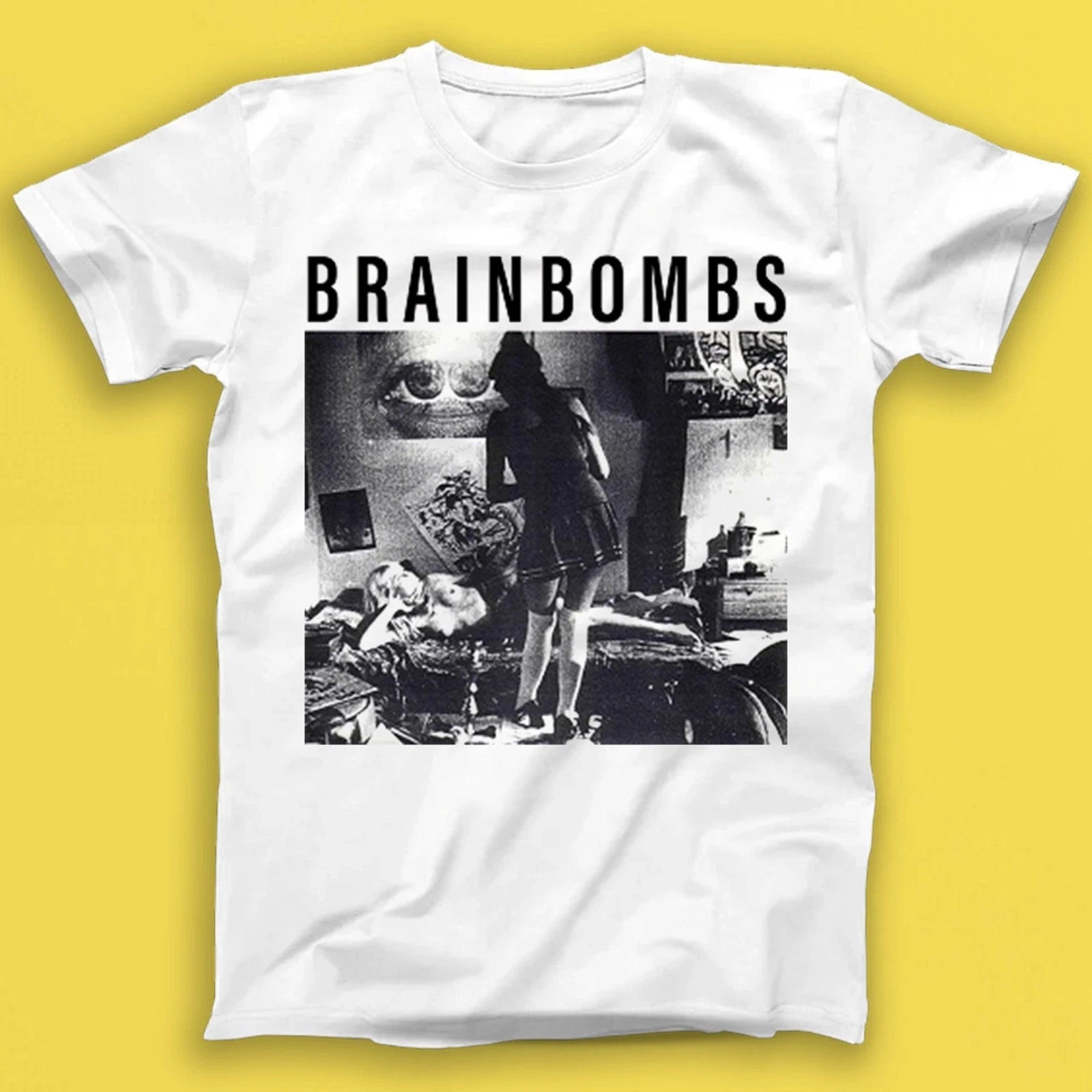 Brainbombs It's A Burning Hell No Place Punk Rock Music Gift Tee T Shirt T2011