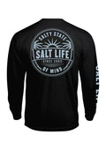 Salt Life Sunrise Palms Long Sleeve T-Shirt Men’s Size XL X-Large Black NEW NWT