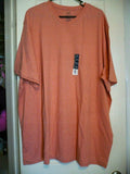 George Men's Short Sleeve Jersey V-Neck Tee Shirt Size Medium 38-40 Coral Reef