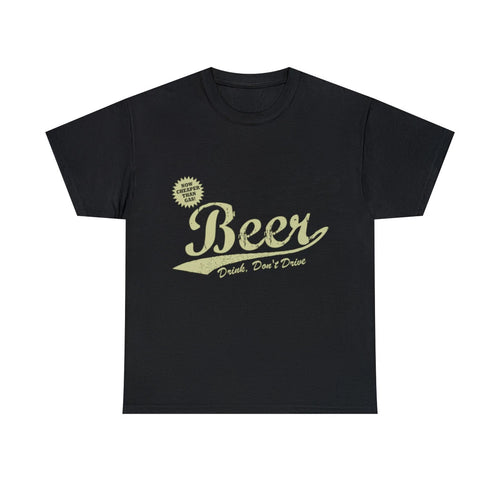 Beer Cheaper Than Gas-Dark Graphic Tee Shirt, S-5XL