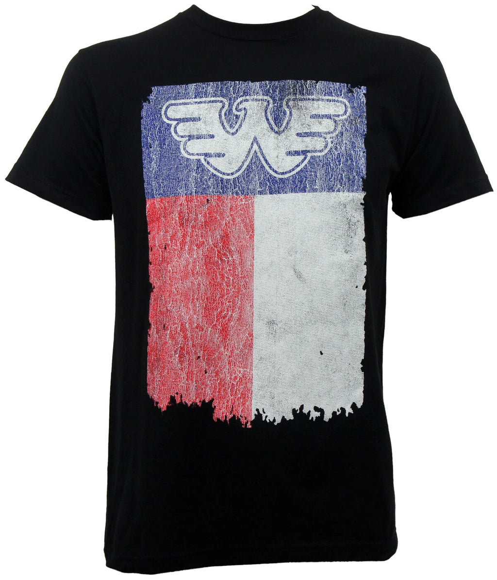 Authentic WAYLON JENNINGS Texas State Flag Slim Fit T-Shirt S M L XL 2XL 3XL NEW