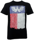 Authentic WAYLON JENNINGS Texas State Flag Slim Fit T-Shirt S M L XL 2XL 3XL NEW