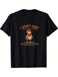 Men’s Trendy Graphic T-Shirt Stylish Streetwear Casual Fashion Round Neck Tee