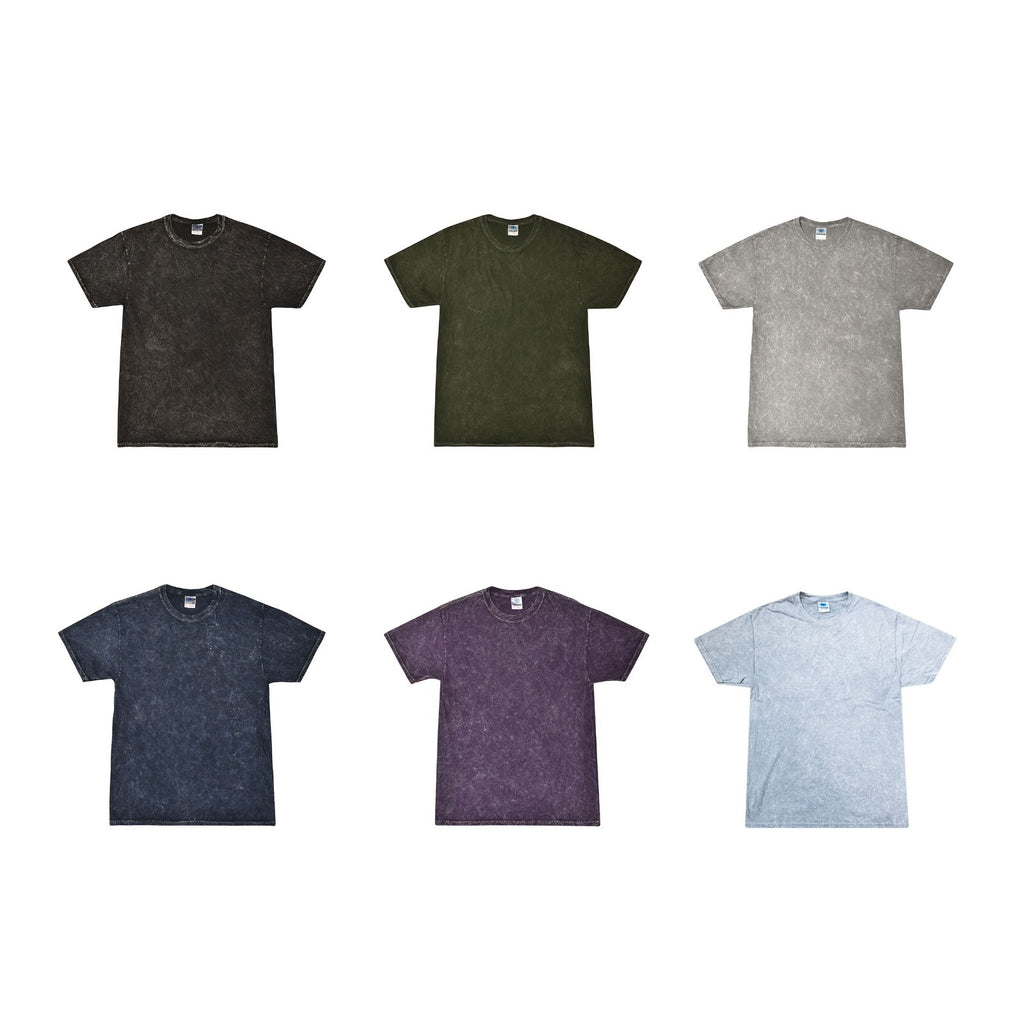 Vintage T-shirts Black Gray Green Purple Navy Silver Kids & Adult Short Sleeve