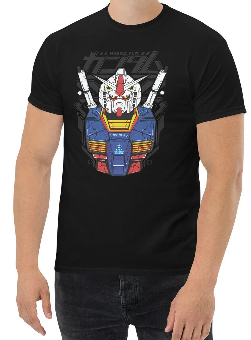 New Gundam Anime Men's T Shirt S-3XL Assorted Colors