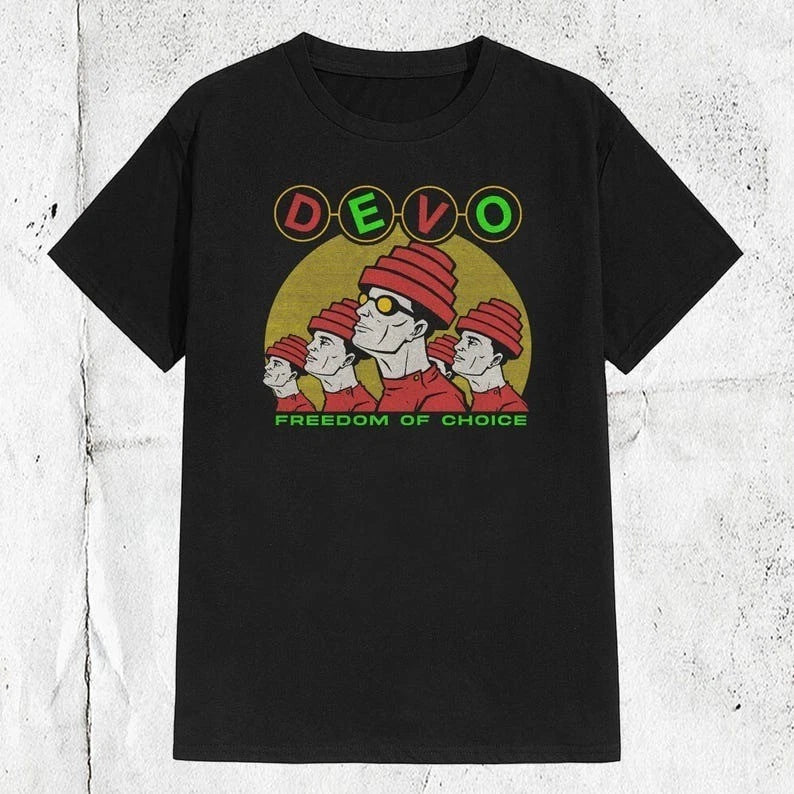 80s 90s Devo New Wave Band T-Shirt Unisex T-Shirt