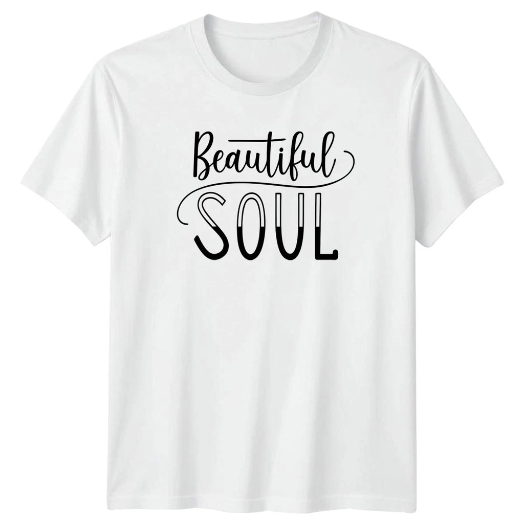 Beautiful Soul Womens T-Shirt Boho Quotes Inspirational Birthday Gift For Her