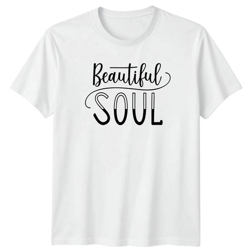 Beautiful Soul Womens T-Shirt Boho Quotes Inspirational Birthday Gift For Her