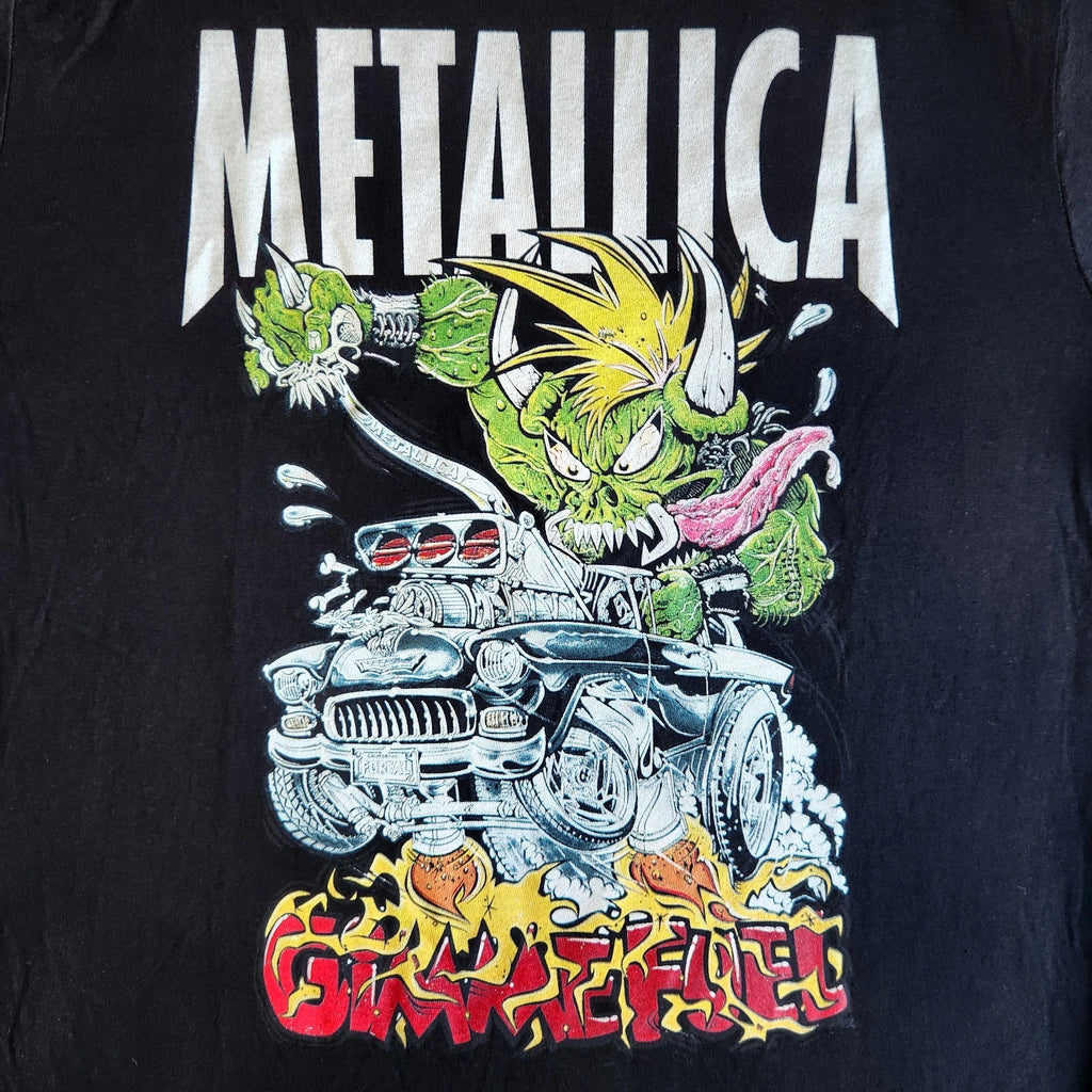 Metallica Gimme Fuel Rock Band Music Official Merch Black S-XL Graphic T-Shirt