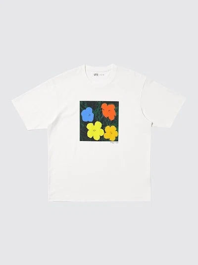 New York Pop Art Andy Warhol UNIQLO UT T-Shirts WHITE