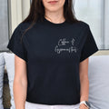Coffee and gymnastics pocket Unisex T-shirt Gymnast tee Black Navy Dark Heather
