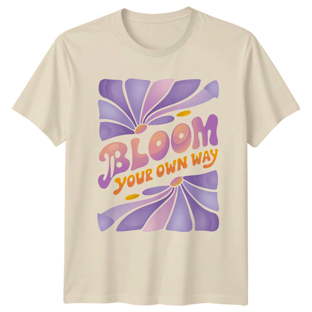Bloom Your Own Way Floral Boho Nature T-Shirt