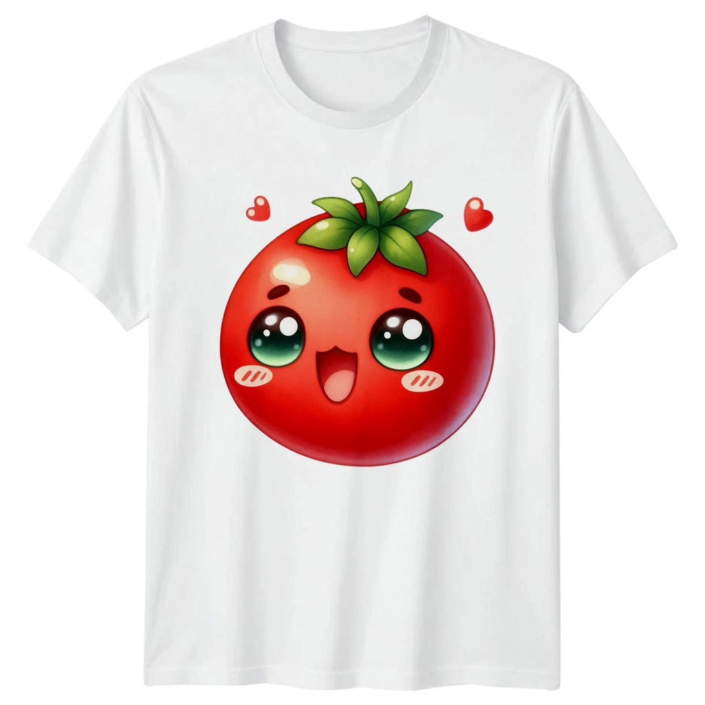 Cute Tomato Lover T-Shirt Kawaii Vegetable Food Gardening Birthday Gift
