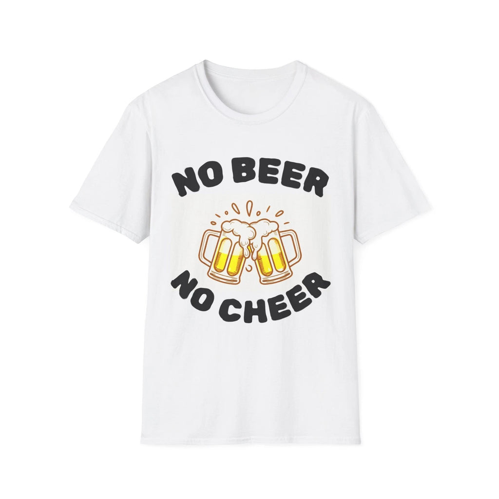 Funny No Beer No Cheer Unisex T-Shirt, Drinking Party Tee, Alcohol Lover Gift,