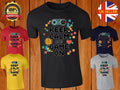 Keep Calm GameT-Shirt Mens Gaming Pixel Retro Gamer Video Game Arcade Nerd Tee
