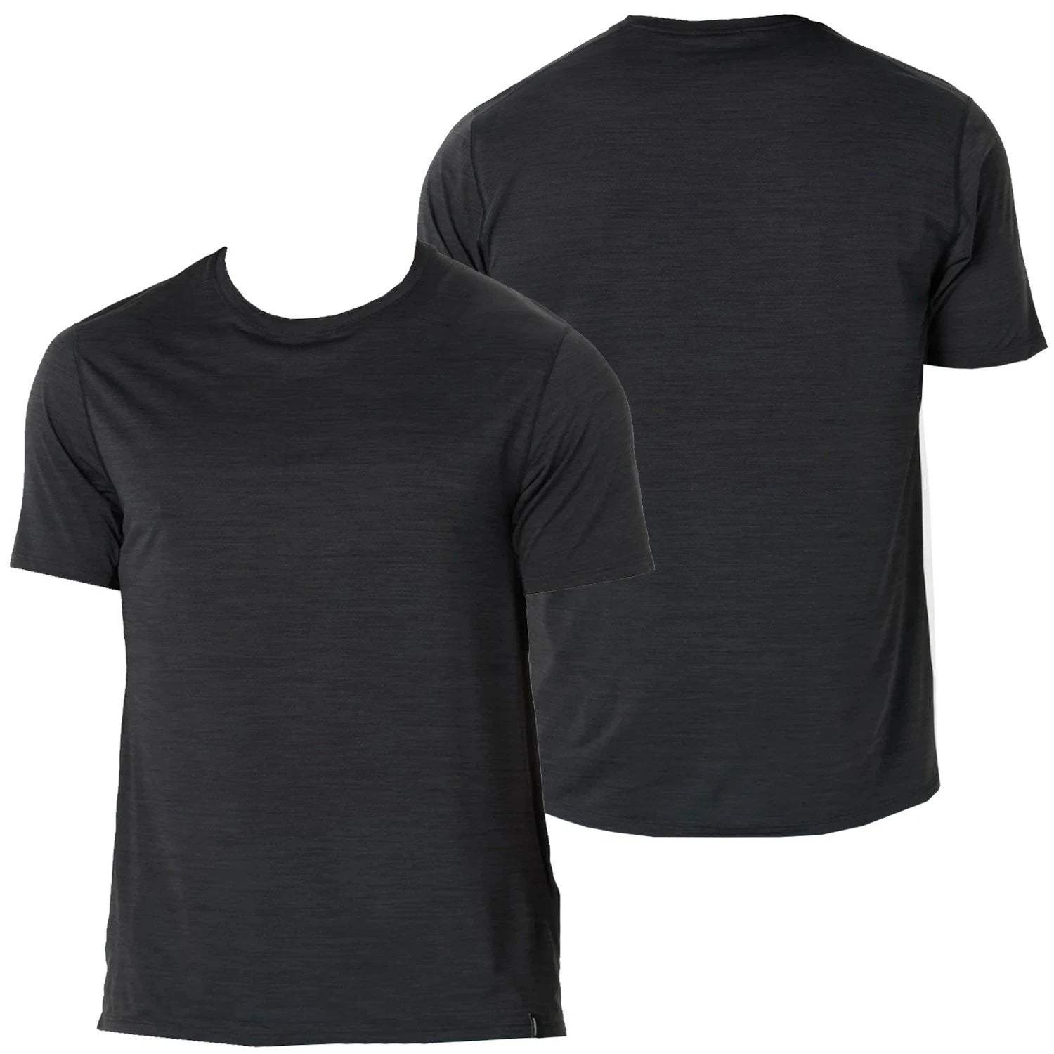 Patagonia Mens Capilene Cool Ultra S/S T-shirt - Black - Forge Grey X-Dye