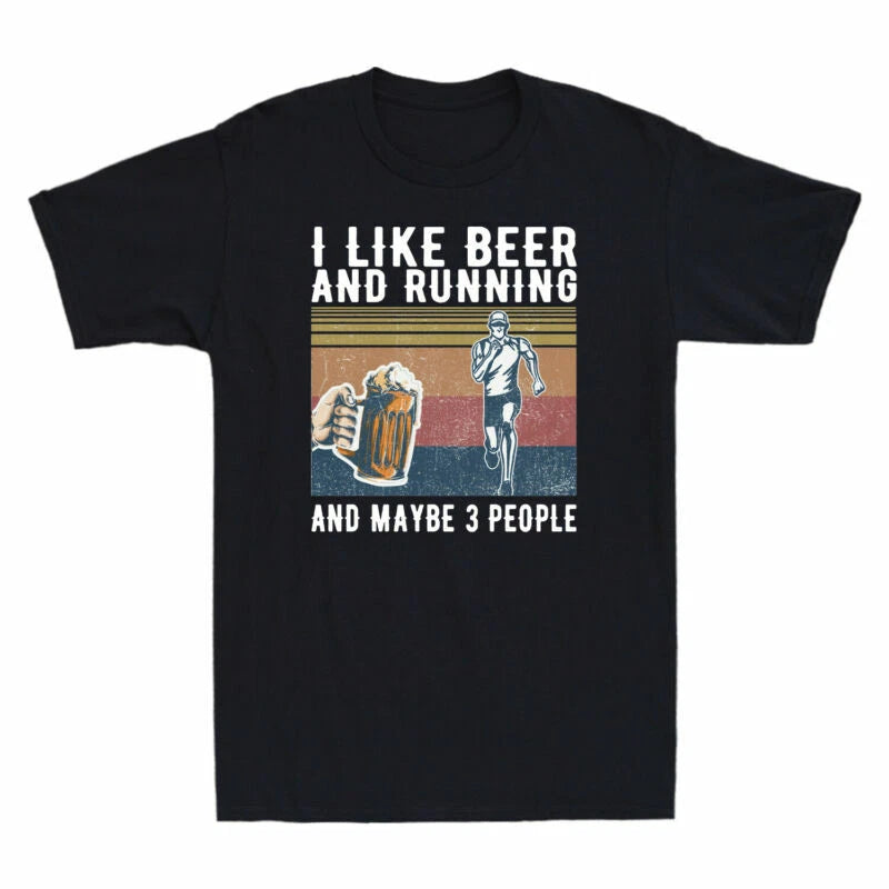 Valentine People Funny Like Men's I Maybe Beer T-shirt And Running And Vintage 3