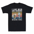 Valentine People Funny Like Men's I Maybe Beer T-shirt And Running And Vintage 3