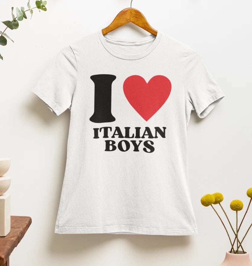 I Love Italian Boys T shirt | y2k | 2000s | 90s | aesthetics