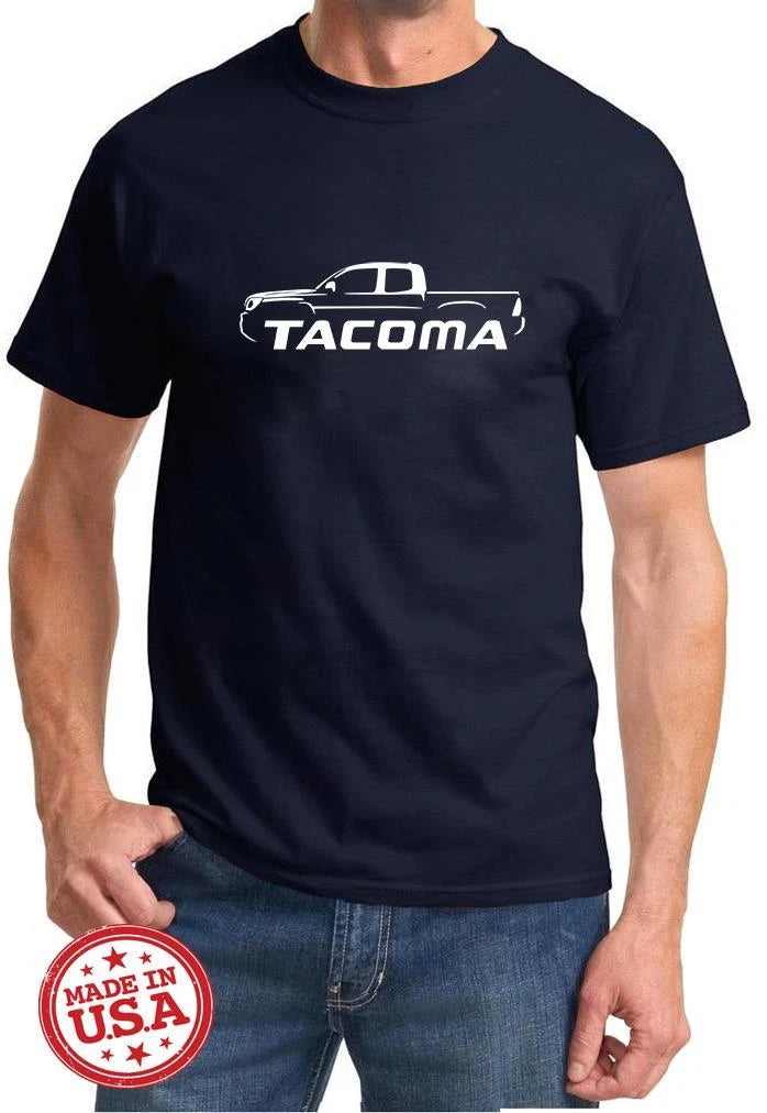 Toyota Tacoma Pickup Truck Classic Outline Design Tshirt NEW
