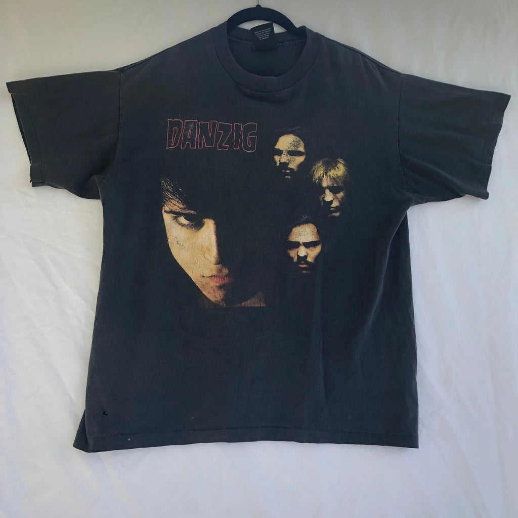 Vintage DANZIG Lucifuge Shirt size XL 1991  metal band tee 90s punk misfits