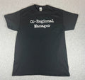 Gildan Men’s The Office Co-Regional Manager T-Shirt Medium Black Cotton Blend