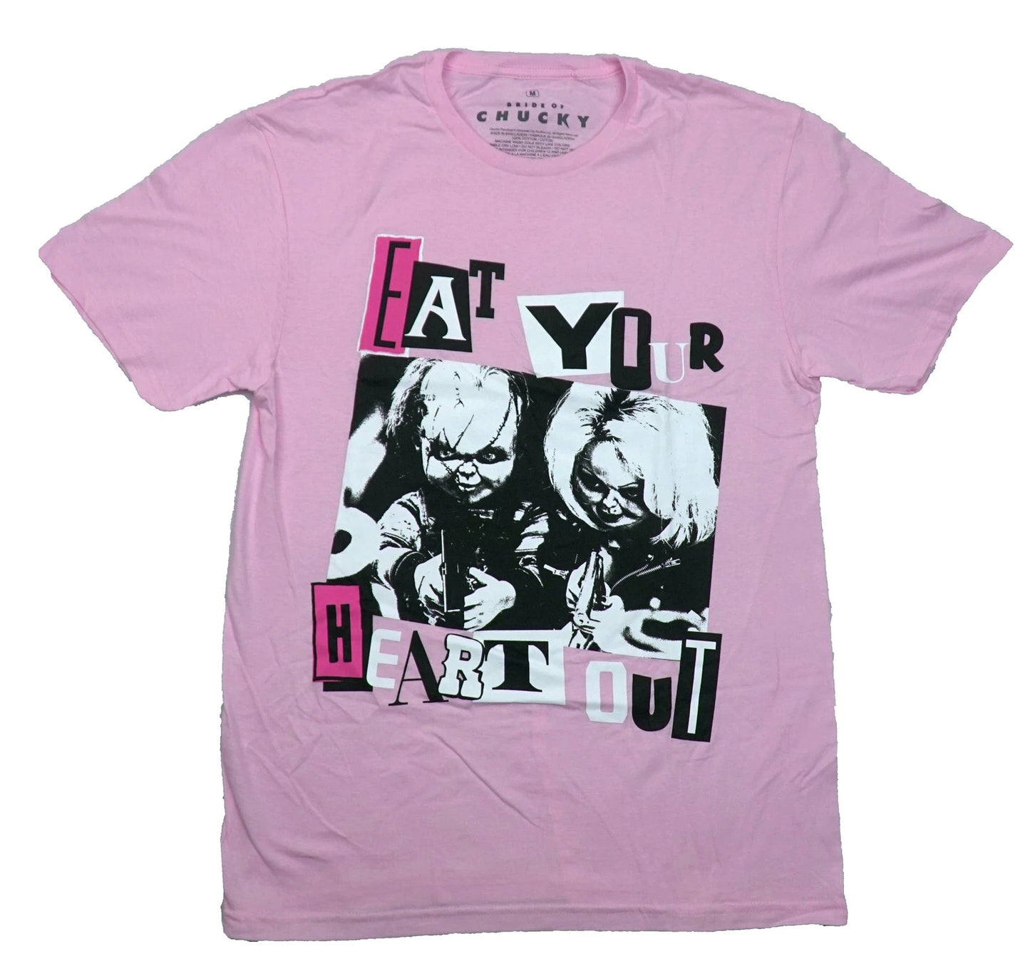 Bride of Chucky Mens T-Shirt - Tiffany Valentine Eat Your Heart Out