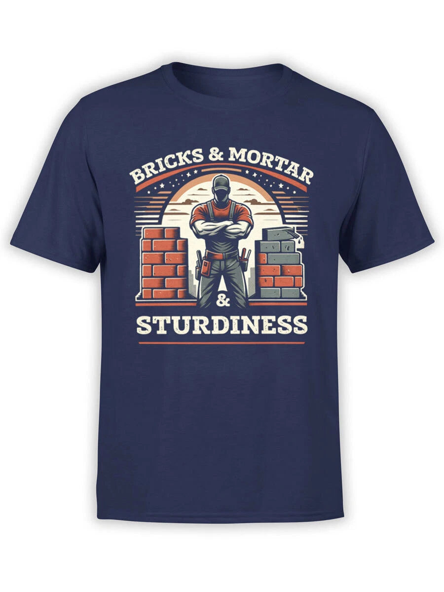 FANTUCCI Builder T-Shirt Collection | Bricks & Mortar & Sturdiness T-Shirt
