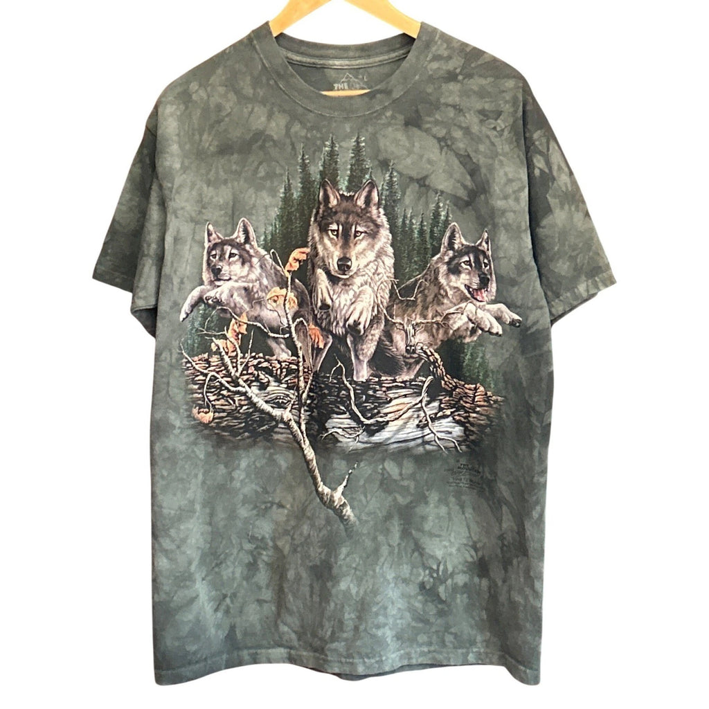 2012 The Mountain T-Shirt Wolf Graphic Naturecore Gorpcore