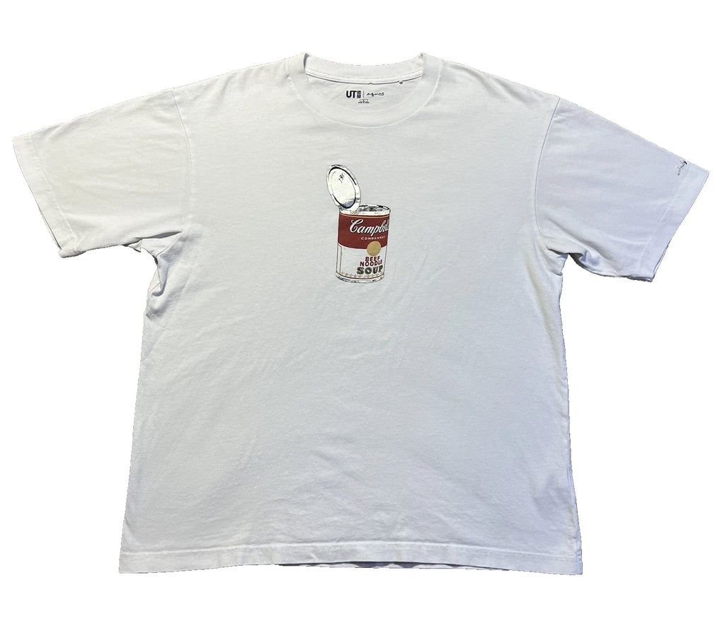 Uniqlo UT Andy Warhol Campbell’s Soup Pop Art Graphic Tee Mens L