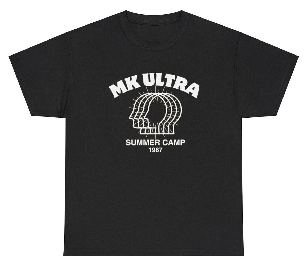 MK Ultra Summer Camp 1987 T Shirt Funny Political CIA Conspiracy Humor Silly Tee