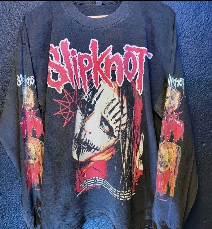 Slipknot 25th Anniversary Long Sleeve Shirt Custom Multi-Print Shaka Wear Tshirt