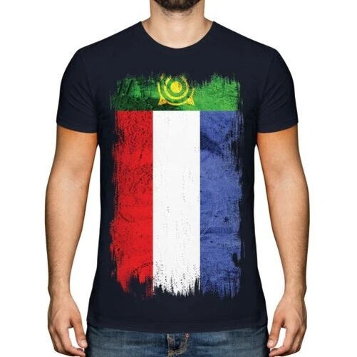 Khakassie Grunge Flag Men's T-Shirt Jersey