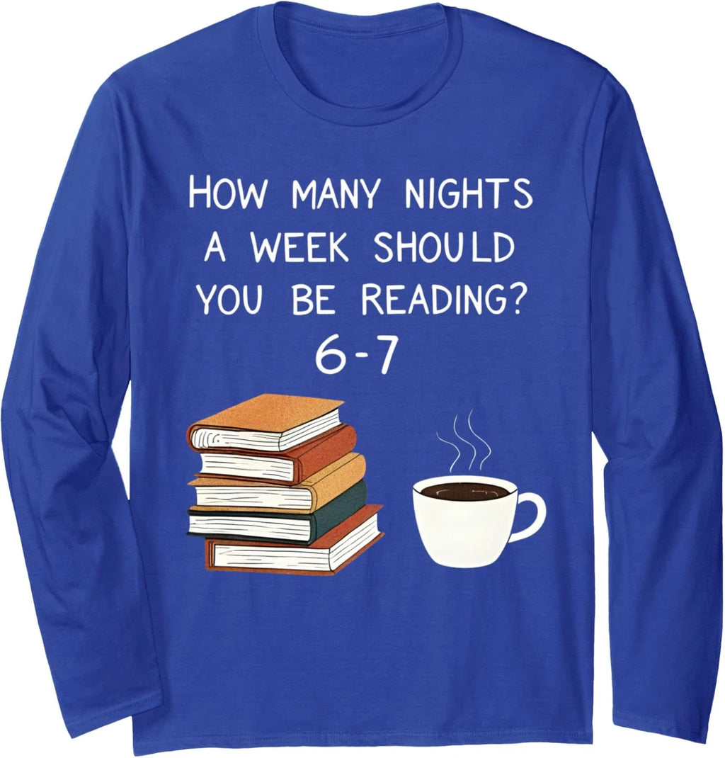 Reading Six Seven Meme English Teacher Book Lover Long Sleeve T-Shirt