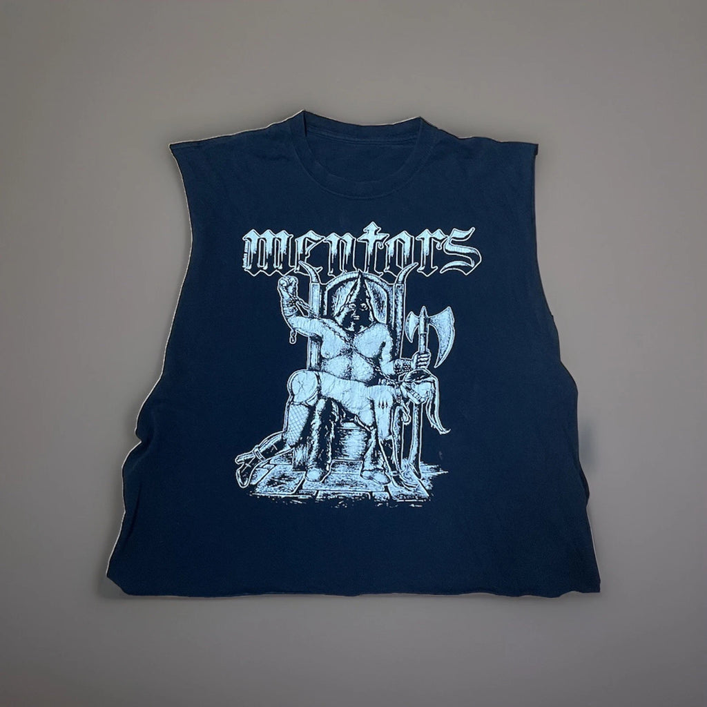 Mentors Y2K VTG Band T Shirt Rare Dark Metal Grunge Emo Goth Punk Men’s