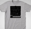 ARP 2600 Synthesizer T SHIRT analog, moog, korg modular 80s synth keyboard piano