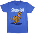 Scooby Doo Adult New T-Shirt  - Scooby Running With Tongue Out Pic