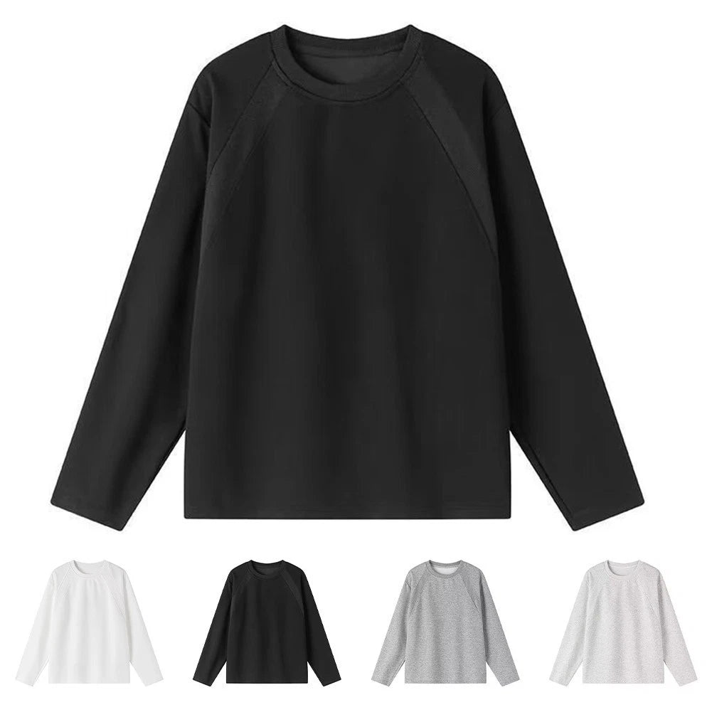 For Daily Wear Men Sweatshirt Round Neck Top For Daily Wear Four Seasons