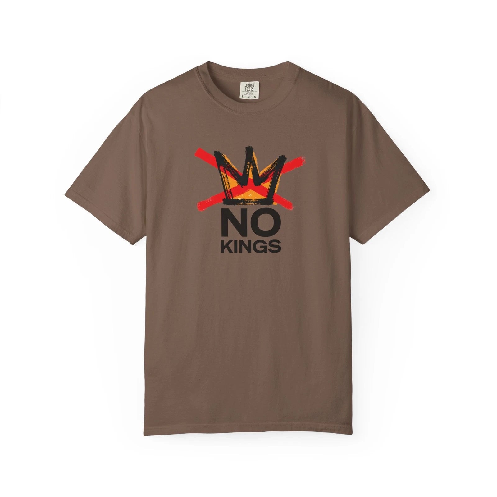 No Kings Crown Protest T-shirt, Variety of Colors