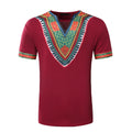 Men's Short Sleeve Fashion T-Shirt Classic Casual Slim V-neck Shirts