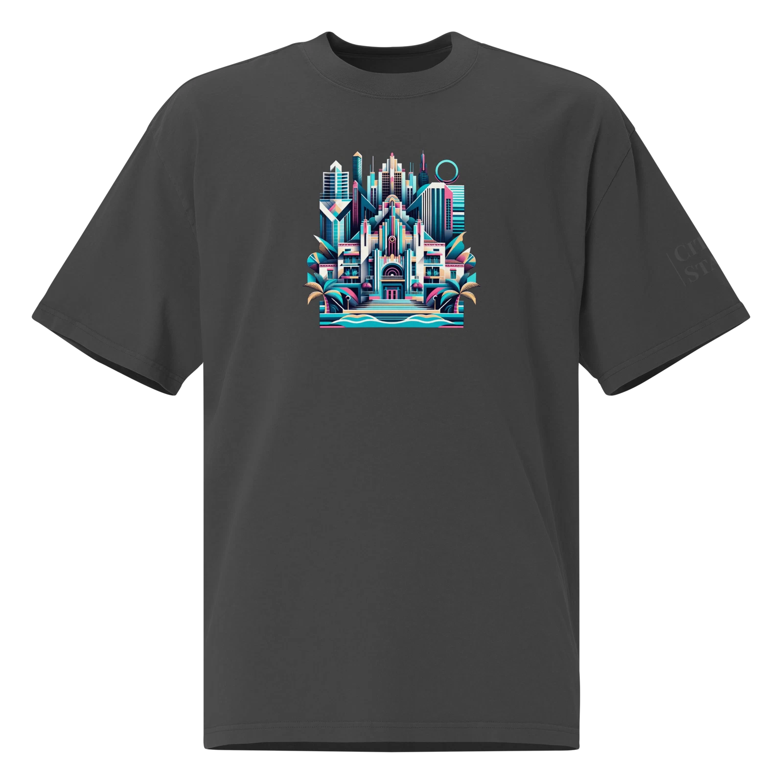 Oversized faded t-shirt (FLORIDA)