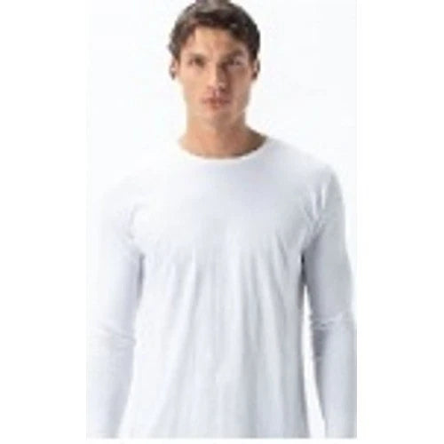 Royal Avalon Sun-Ray Mens White Long Sleeve Bamboo Cotton UPF 50+ T-Shirt L