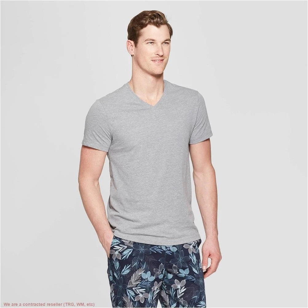 Men's Every Wear V-Neck T-Shirt Goodfellow & Co Gray S *SEE DEAL!!!*