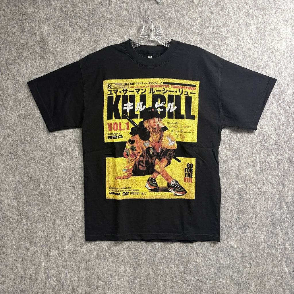 Kill Bill Tee Graphic T-shirt Black Medium Unisex Streetwear Retro