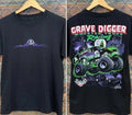 90s Grave Digger Monster Truck Basic black 2 sided Retro T shirt
