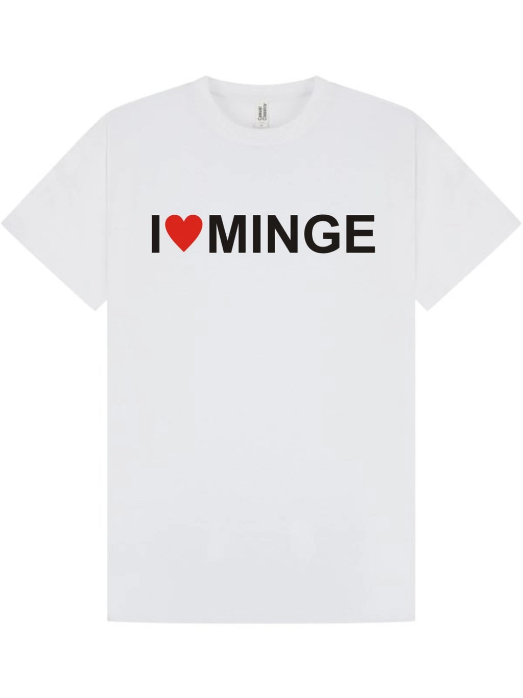 Funny / Rude / I LOVE MINGE T-Shirt / UNISEX / BIRTHDAY / XMAS / All Sizes